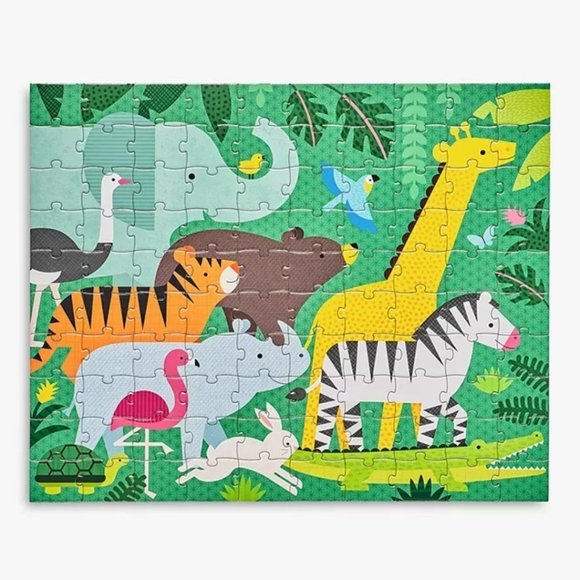 Petit Collage – Two Sided Animal Menagerie On-The-Go Puzzle - Picture 5 of 8